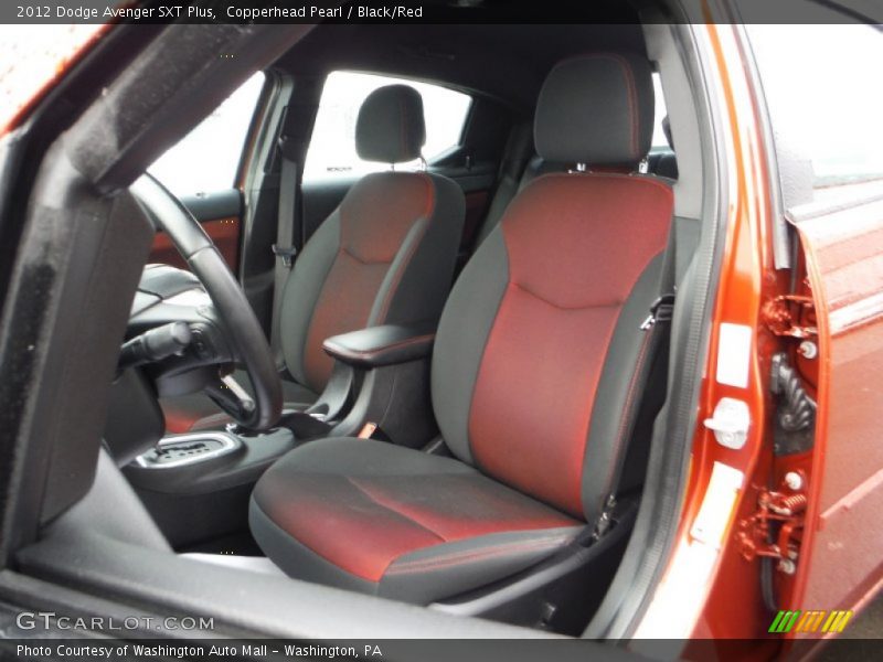 Front Seat of 2012 Avenger SXT Plus