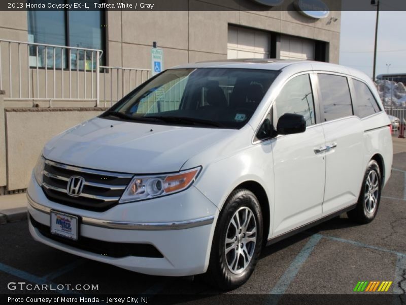 Taffeta White / Gray 2013 Honda Odyssey EX-L