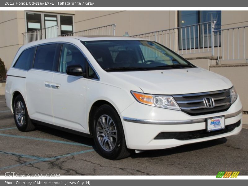 Taffeta White / Gray 2013 Honda Odyssey EX-L