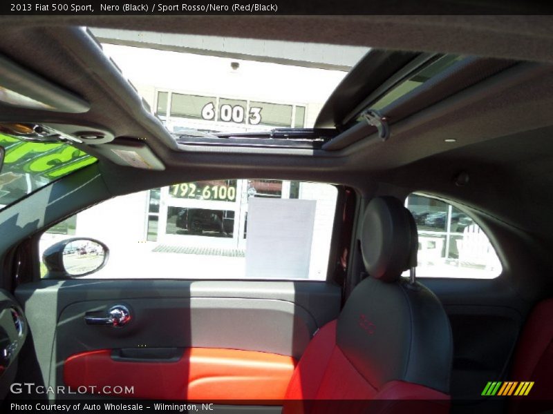 Nero (Black) / Sport Rosso/Nero (Red/Black) 2013 Fiat 500 Sport