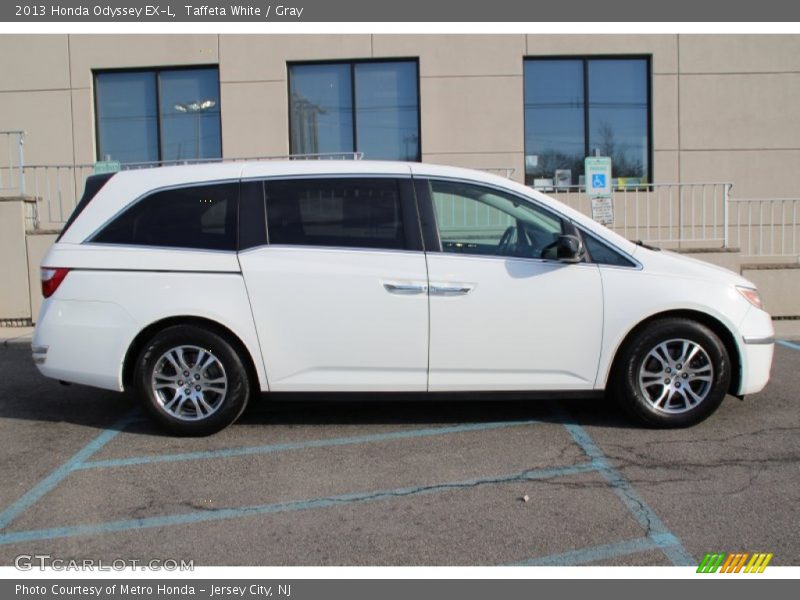 Taffeta White / Gray 2013 Honda Odyssey EX-L