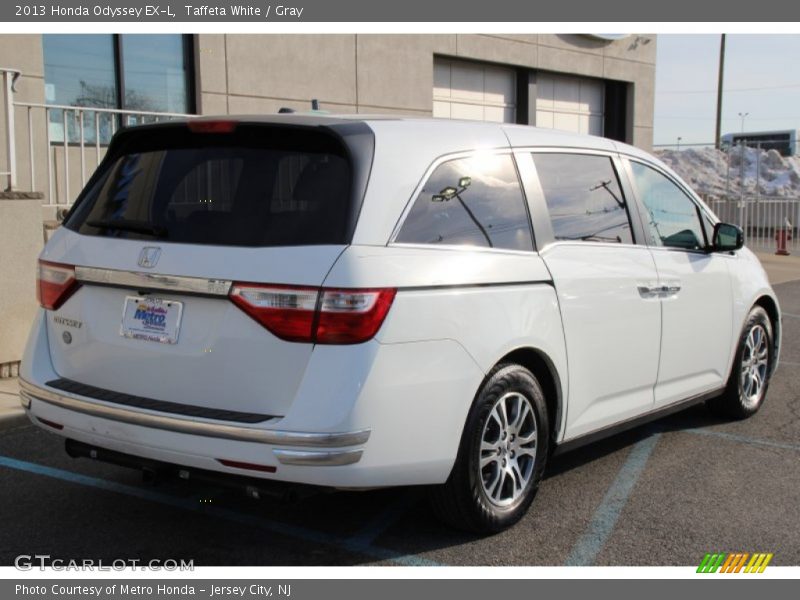 Taffeta White / Gray 2013 Honda Odyssey EX-L