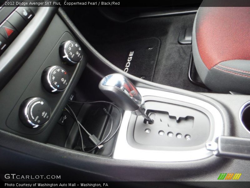 Copperhead Pearl / Black/Red 2012 Dodge Avenger SXT Plus