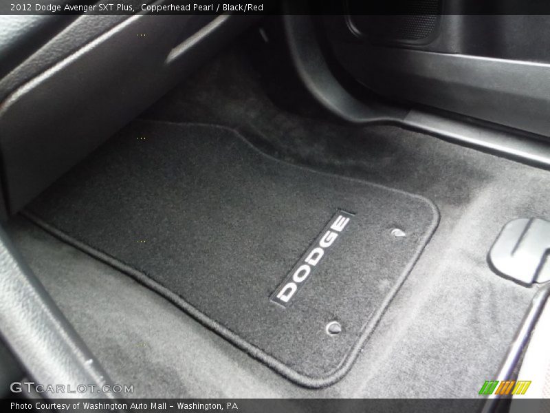 Copperhead Pearl / Black/Red 2012 Dodge Avenger SXT Plus