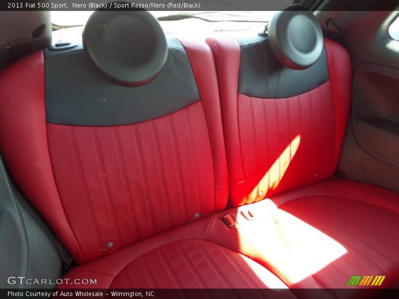 Nero (Black) / Sport Rosso/Nero (Red/Black) 2013 Fiat 500 Sport