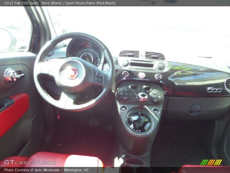 Nero (Black) / Sport Rosso/Nero (Red/Black) 2013 Fiat 500 Sport