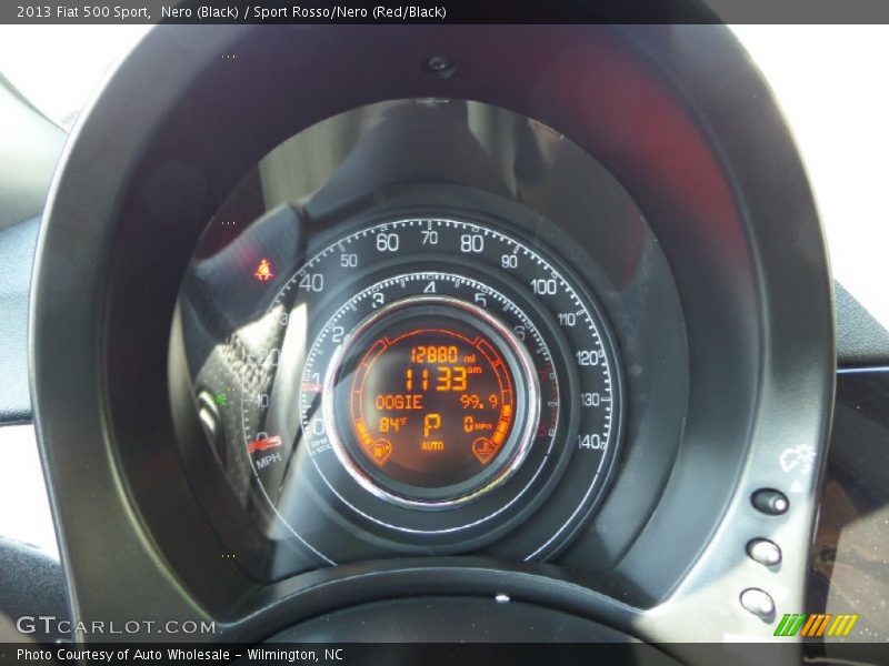 Nero (Black) / Sport Rosso/Nero (Red/Black) 2013 Fiat 500 Sport