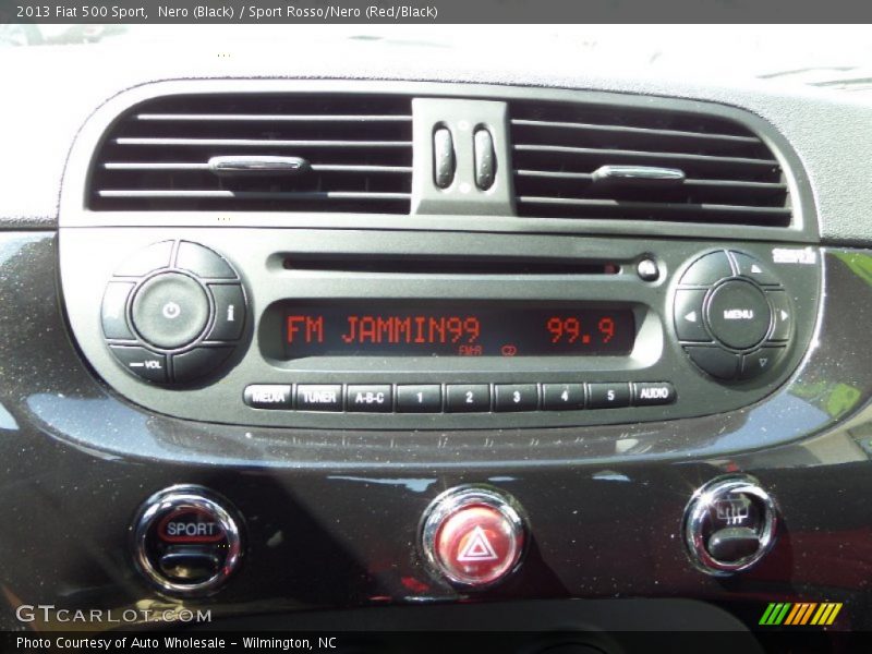 Nero (Black) / Sport Rosso/Nero (Red/Black) 2013 Fiat 500 Sport