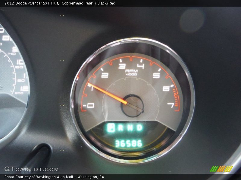 Copperhead Pearl / Black/Red 2012 Dodge Avenger SXT Plus