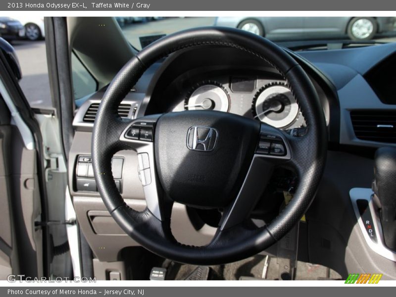 Taffeta White / Gray 2013 Honda Odyssey EX-L