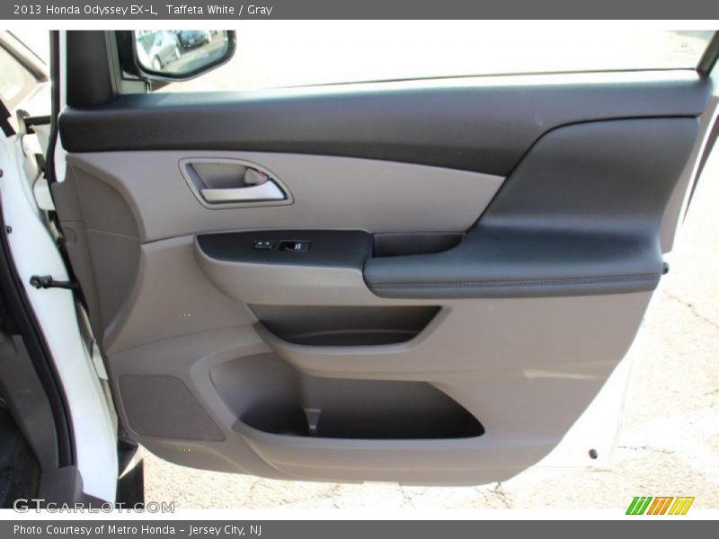 Taffeta White / Gray 2013 Honda Odyssey EX-L