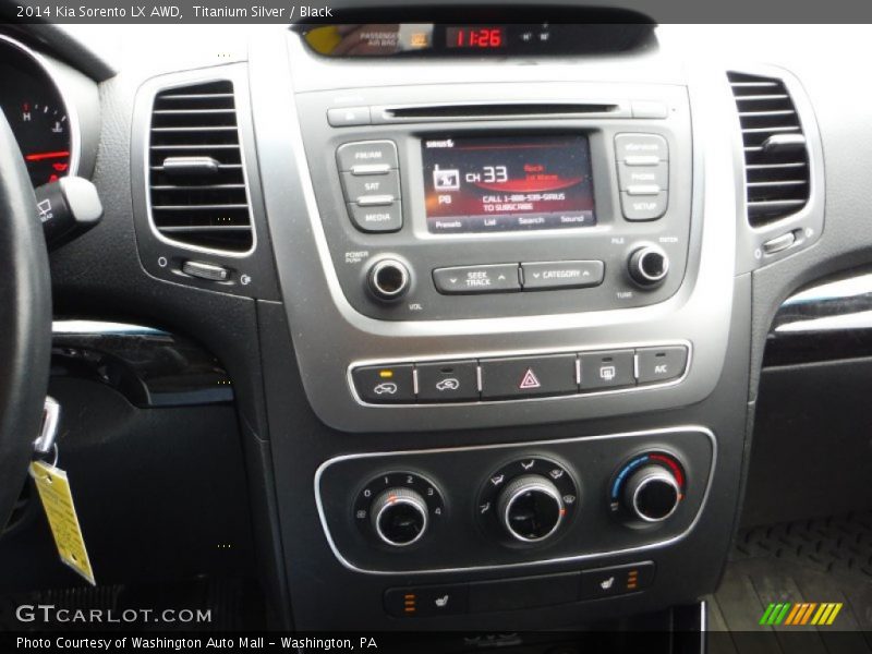 Titanium Silver / Black 2014 Kia Sorento LX AWD