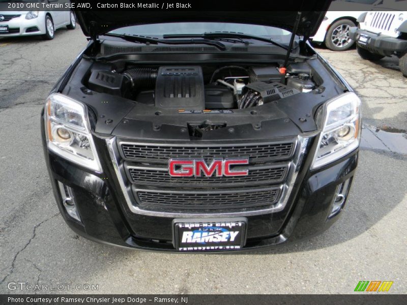 Carbon Black Metallic / Jet Black 2010 GMC Terrain SLE AWD