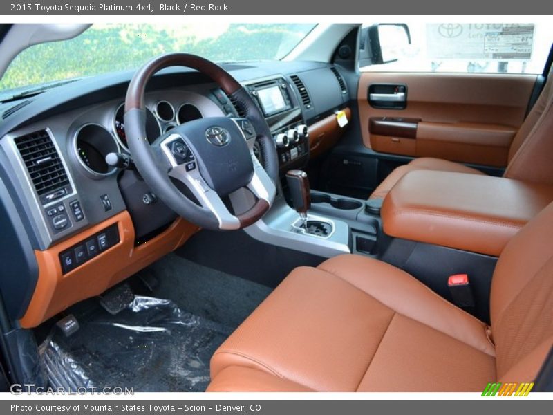 Red Rock Interior - 2015 Sequoia Platinum 4x4 