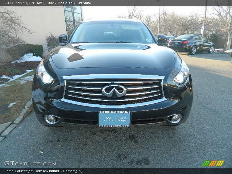 Black Obsidian / Graphite 2014 Infiniti QX70 AWD