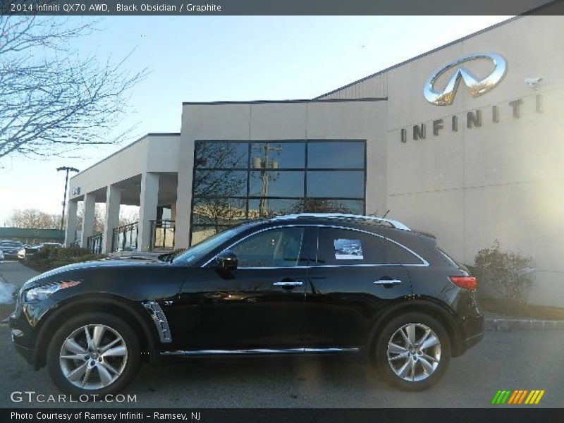  2014 QX70 AWD Black Obsidian
