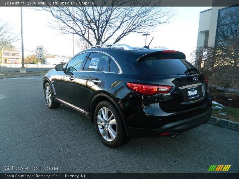 Black Obsidian / Graphite 2014 Infiniti QX70 AWD