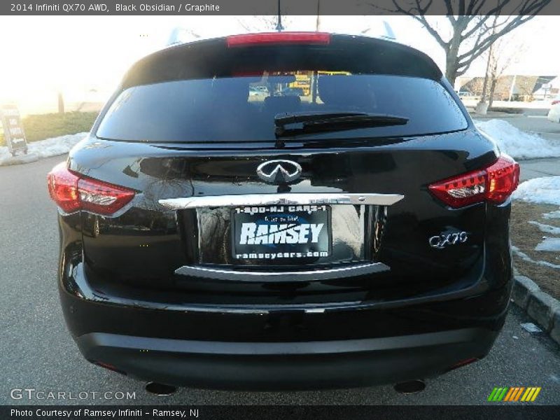 Black Obsidian / Graphite 2014 Infiniti QX70 AWD