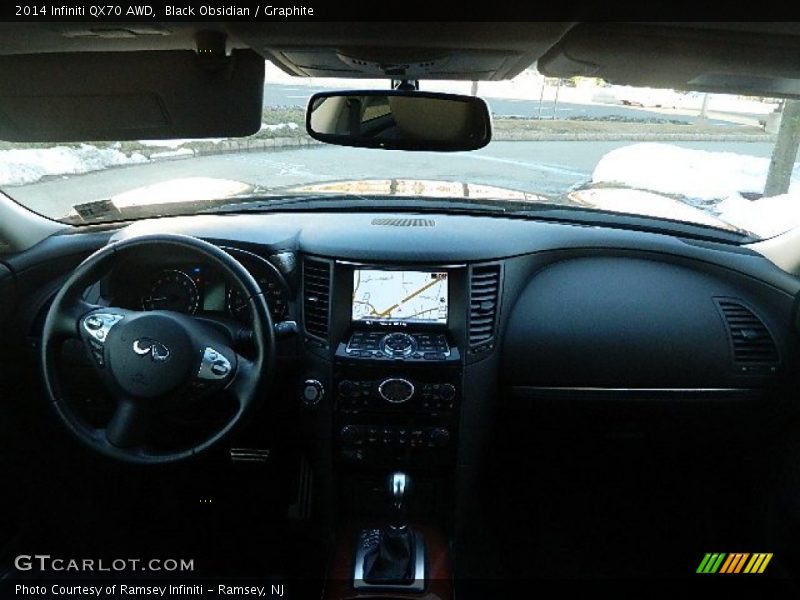Black Obsidian / Graphite 2014 Infiniti QX70 AWD