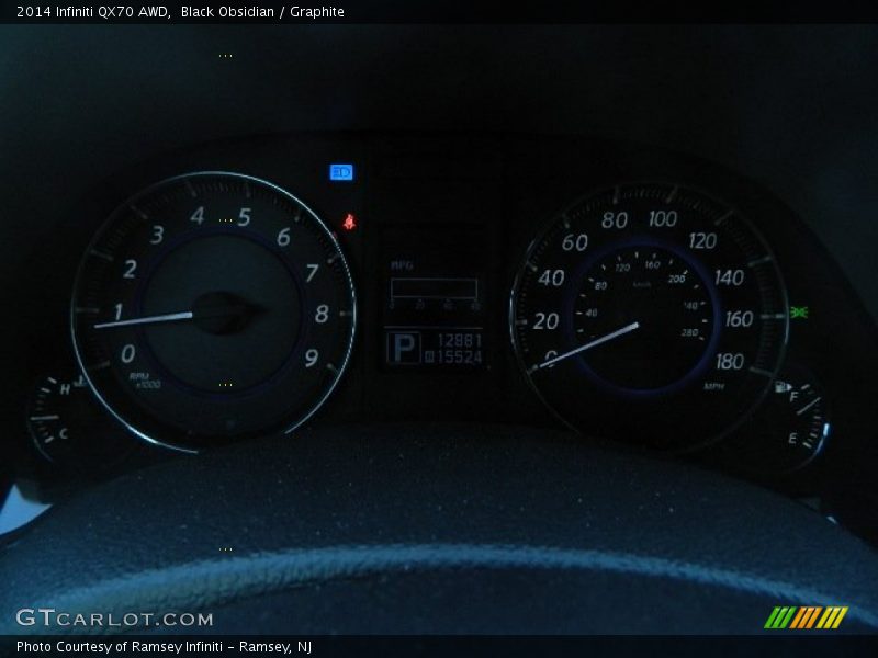 Black Obsidian / Graphite 2014 Infiniti QX70 AWD