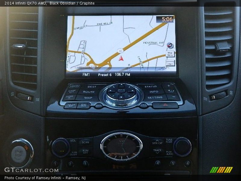 Black Obsidian / Graphite 2014 Infiniti QX70 AWD
