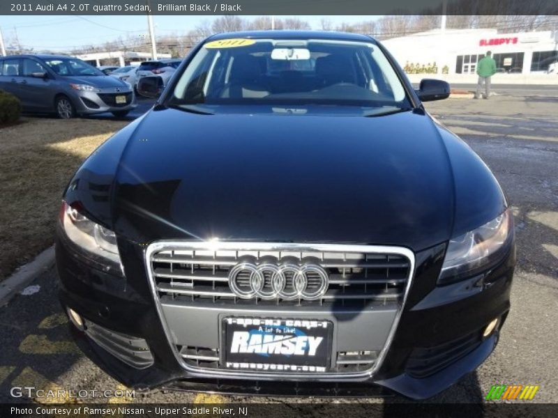 Brilliant Black / Black 2011 Audi A4 2.0T quattro Sedan