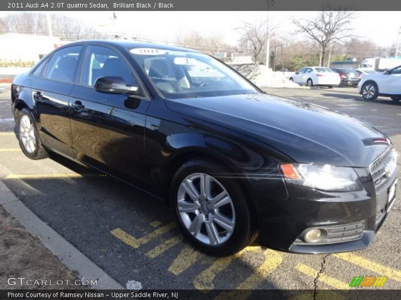 Brilliant Black / Black 2011 Audi A4 2.0T quattro Sedan