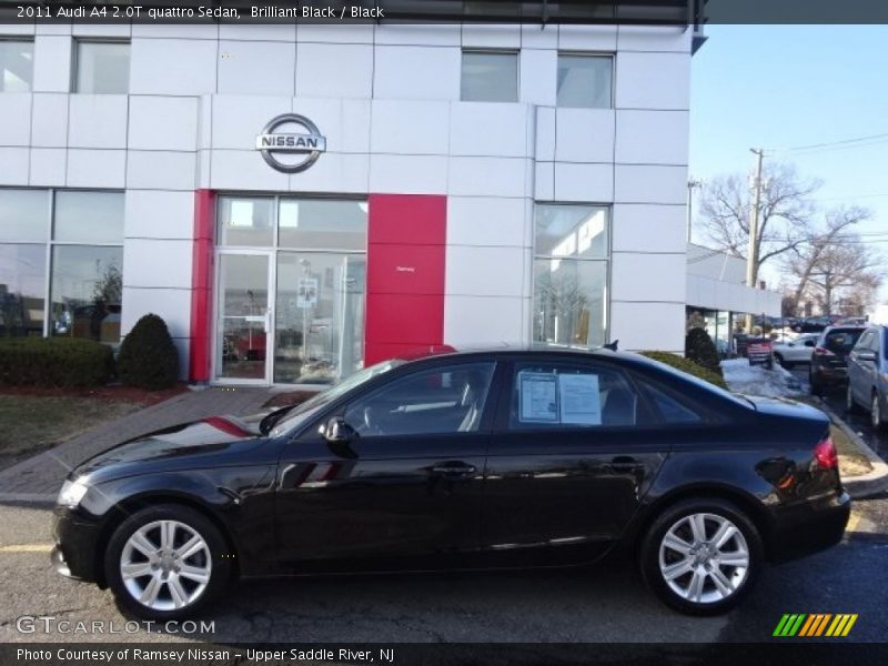Front 3/4 View of 2011 A4 2.0T quattro Sedan