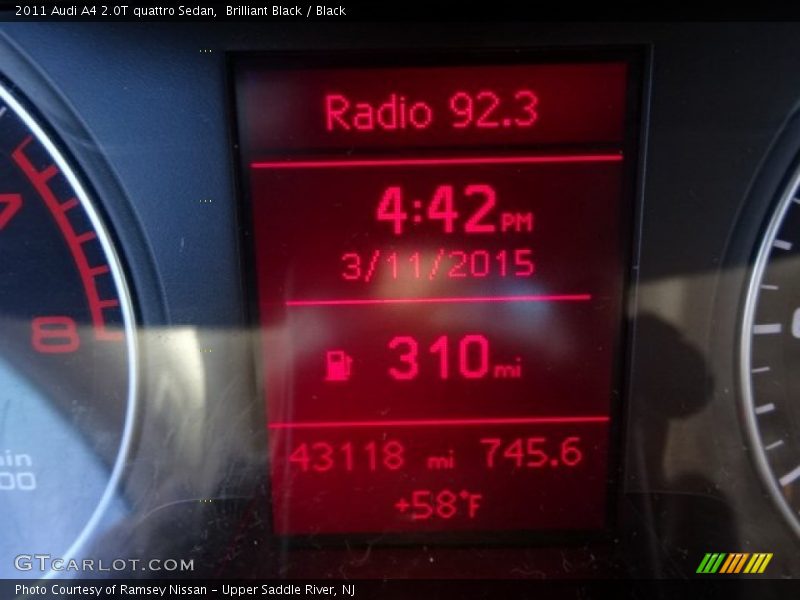 Brilliant Black / Black 2011 Audi A4 2.0T quattro Sedan