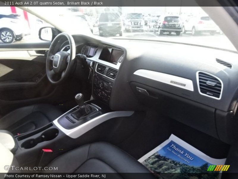 Brilliant Black / Black 2011 Audi A4 2.0T quattro Sedan