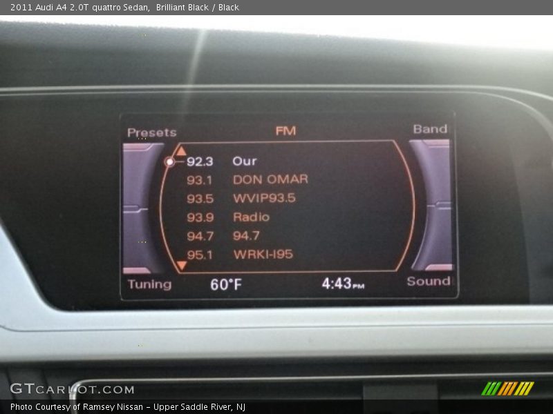 Brilliant Black / Black 2011 Audi A4 2.0T quattro Sedan