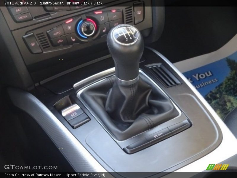 Brilliant Black / Black 2011 Audi A4 2.0T quattro Sedan