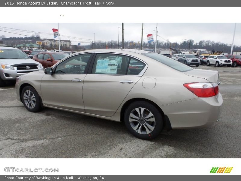 Champagne Frost Pearl / Ivory 2015 Honda Accord LX Sedan