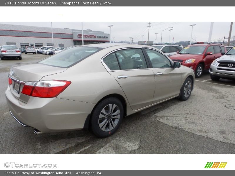 Champagne Frost Pearl / Ivory 2015 Honda Accord LX Sedan