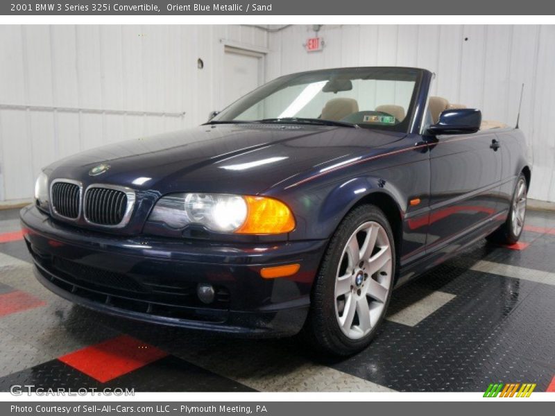 Orient Blue Metallic / Sand 2001 BMW 3 Series 325i Convertible