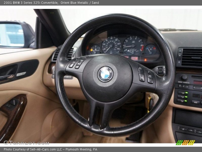 Orient Blue Metallic / Sand 2001 BMW 3 Series 325i Convertible