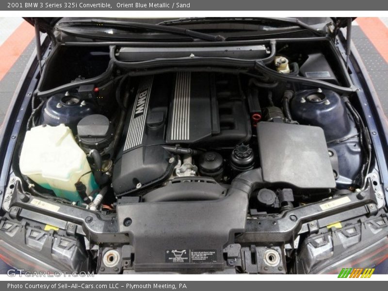 Orient Blue Metallic / Sand 2001 BMW 3 Series 325i Convertible