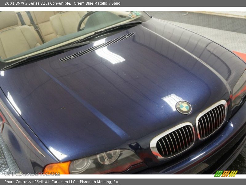 Orient Blue Metallic / Sand 2001 BMW 3 Series 325i Convertible