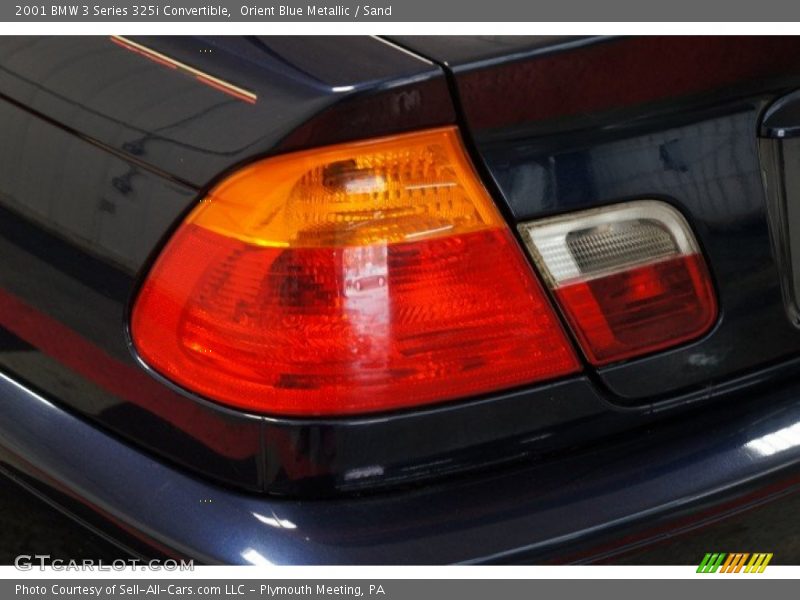Orient Blue Metallic / Sand 2001 BMW 3 Series 325i Convertible