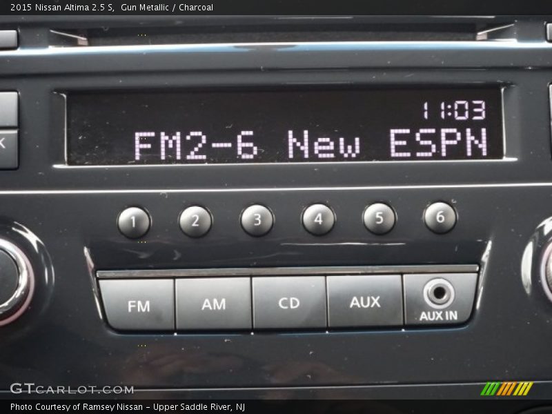 Gun Metallic / Charcoal 2015 Nissan Altima 2.5 S