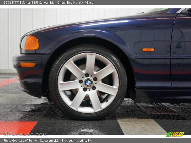 Orient Blue Metallic / Sand 2001 BMW 3 Series 325i Convertible