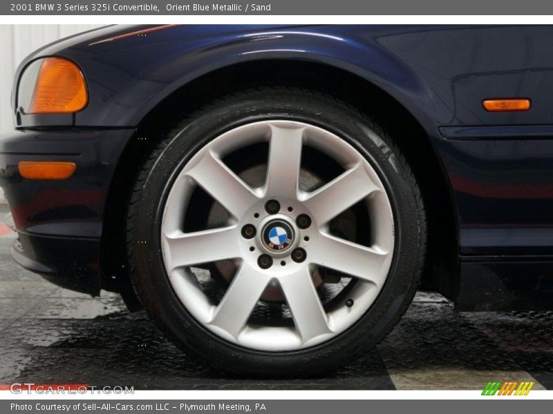 Orient Blue Metallic / Sand 2001 BMW 3 Series 325i Convertible