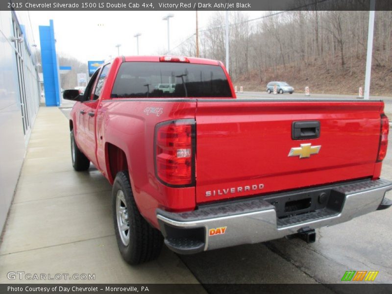 Victory Red / Dark Ash/Jet Black 2015 Chevrolet Silverado 1500 LS Double Cab 4x4