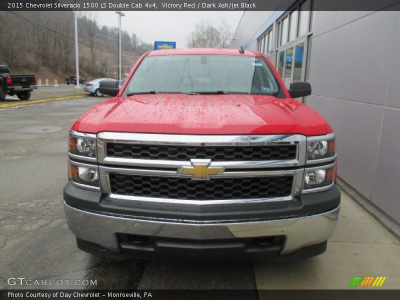 Victory Red / Dark Ash/Jet Black 2015 Chevrolet Silverado 1500 LS Double Cab 4x4