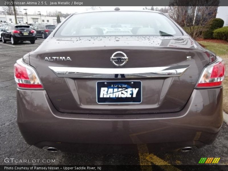 Java Metallic / Beige 2015 Nissan Altima 2.5 S