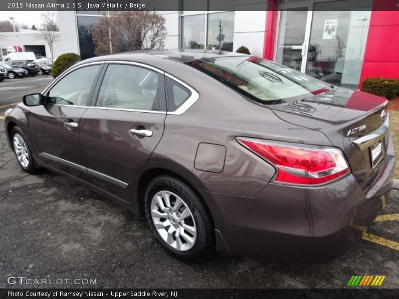 Java Metallic / Beige 2015 Nissan Altima 2.5 S