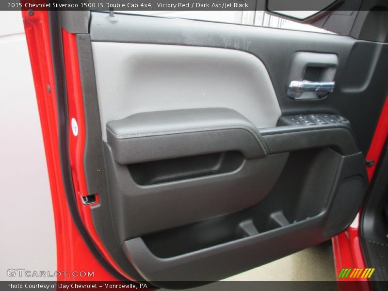 Victory Red / Dark Ash/Jet Black 2015 Chevrolet Silverado 1500 LS Double Cab 4x4