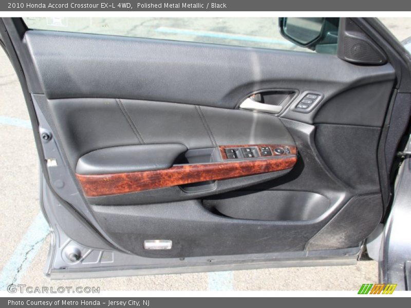 Polished Metal Metallic / Black 2010 Honda Accord Crosstour EX-L 4WD