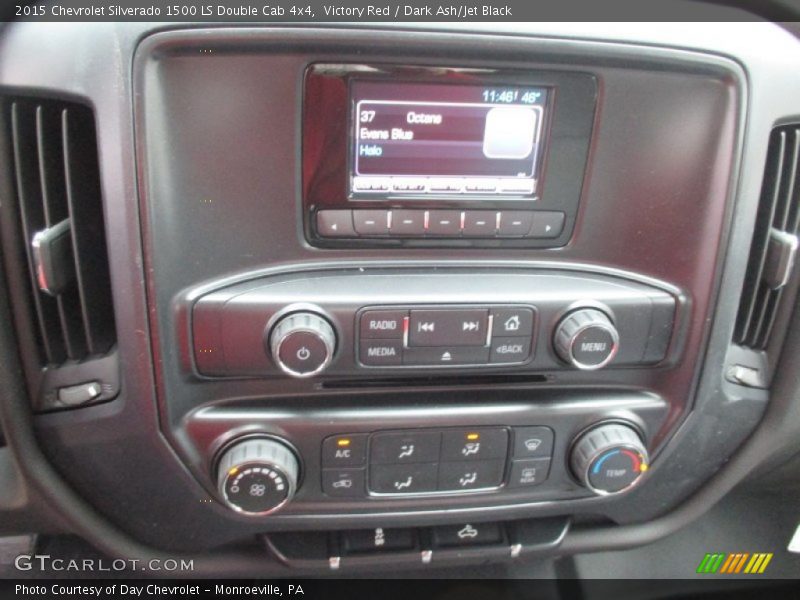 Victory Red / Dark Ash/Jet Black 2015 Chevrolet Silverado 1500 LS Double Cab 4x4
