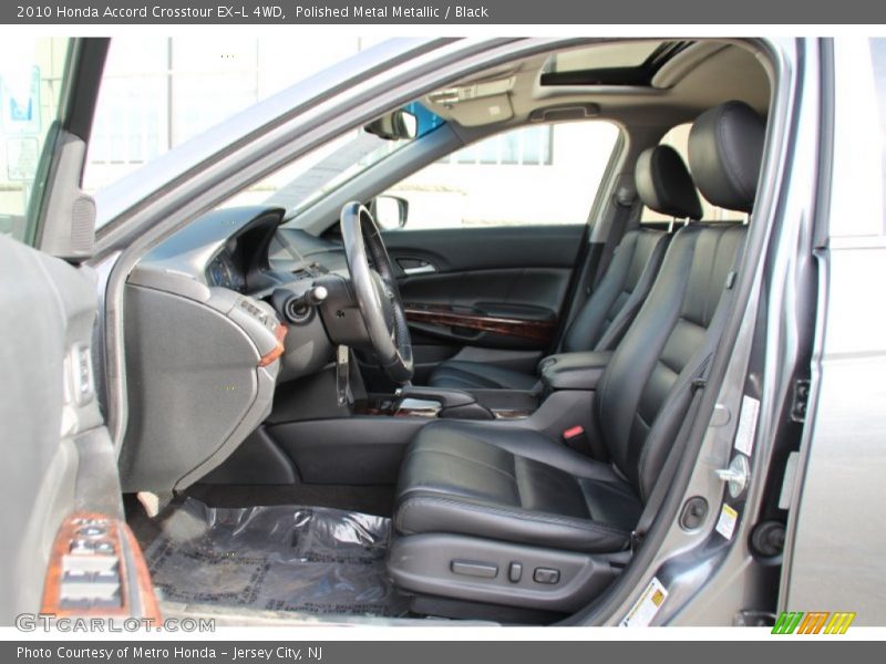 Polished Metal Metallic / Black 2010 Honda Accord Crosstour EX-L 4WD